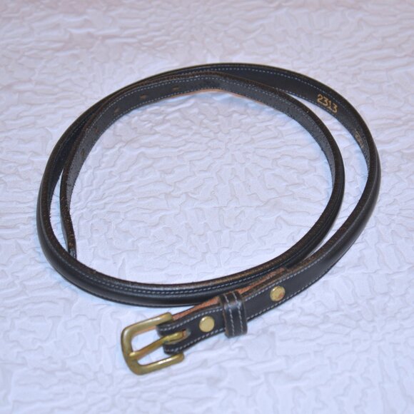 Vintage Tory Leather Raised English Bridle Leather Belt 2313 - Picture 1 of 8